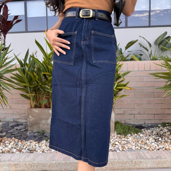 Falda Harper Denim Midi